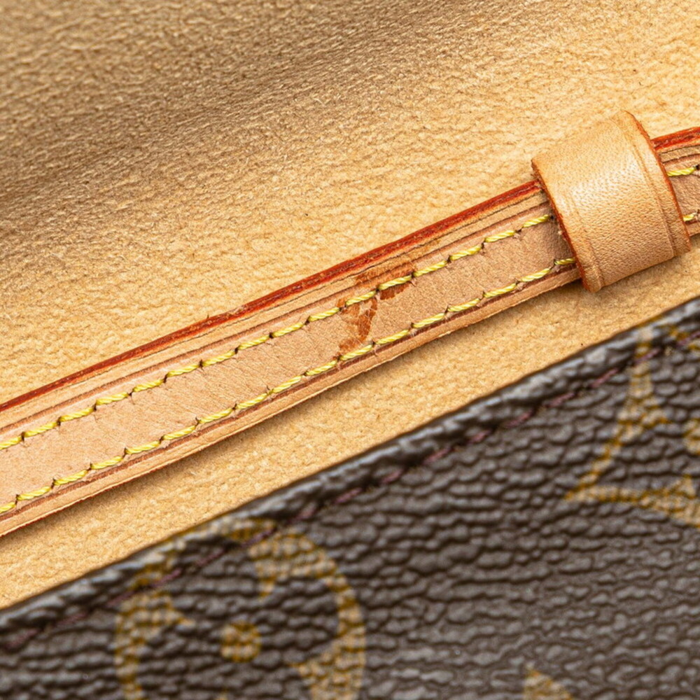 LOUIS VUITTON Brown Monogram Leather Pochette Shoulder Bag - Picture 4 of 9